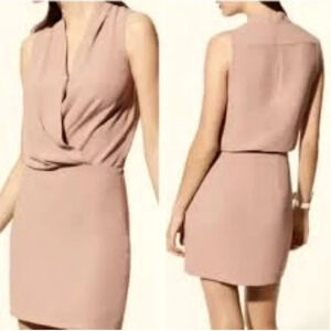 Aritzia Babaton Phoenix Shawl Collar Dress in Quarry - Size 4